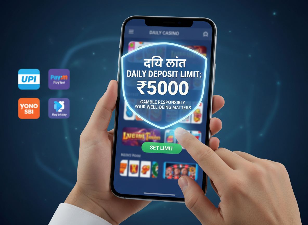 Setting daily deposit limits on casino apps used in India